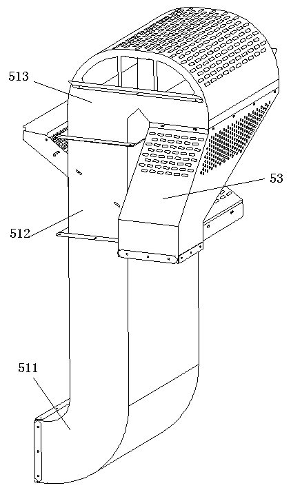 Intelligent fruit and vegetable blow-screening feeding device