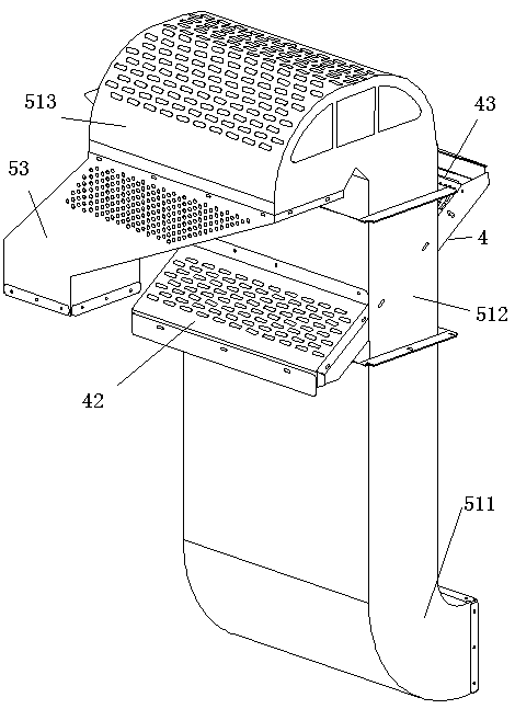 Intelligent fruit and vegetable blow-screening feeding device