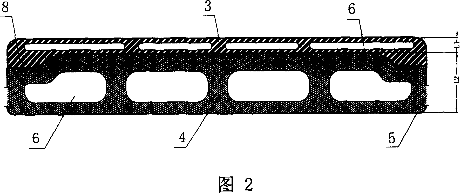 Double gasbag buffer unit