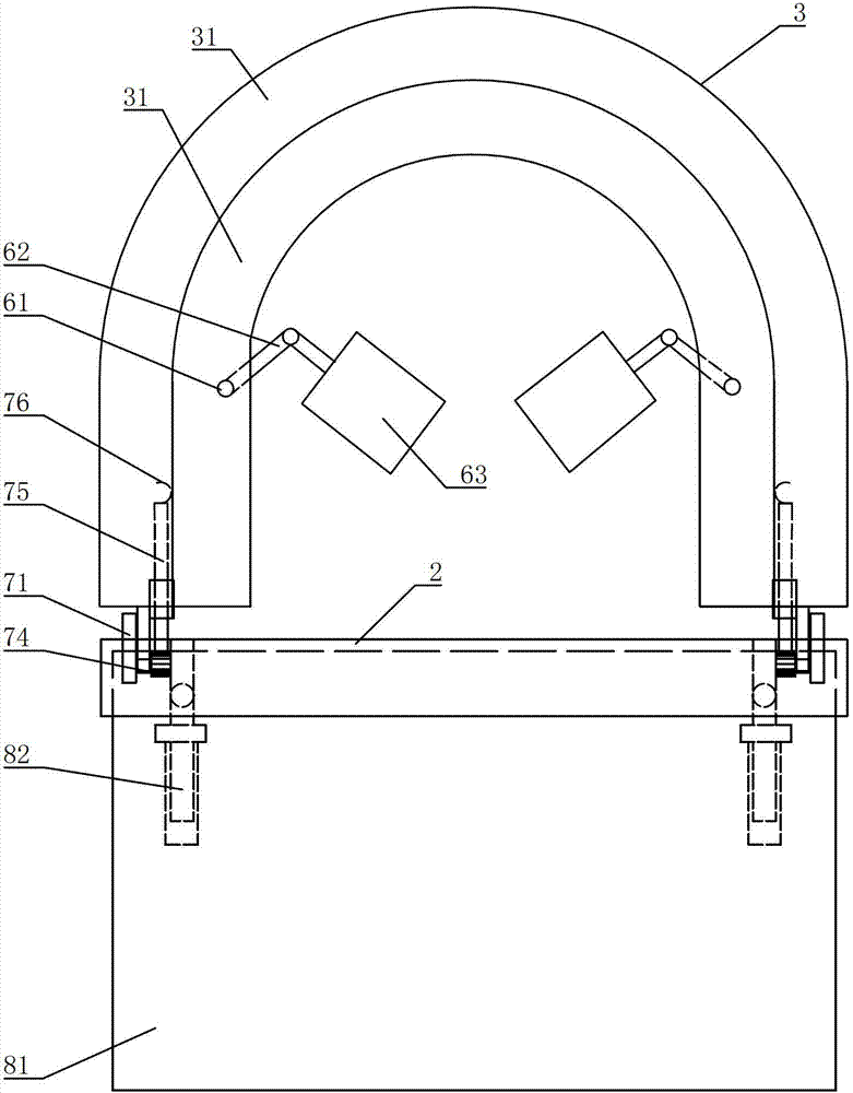 General anesthesia prone position head support device