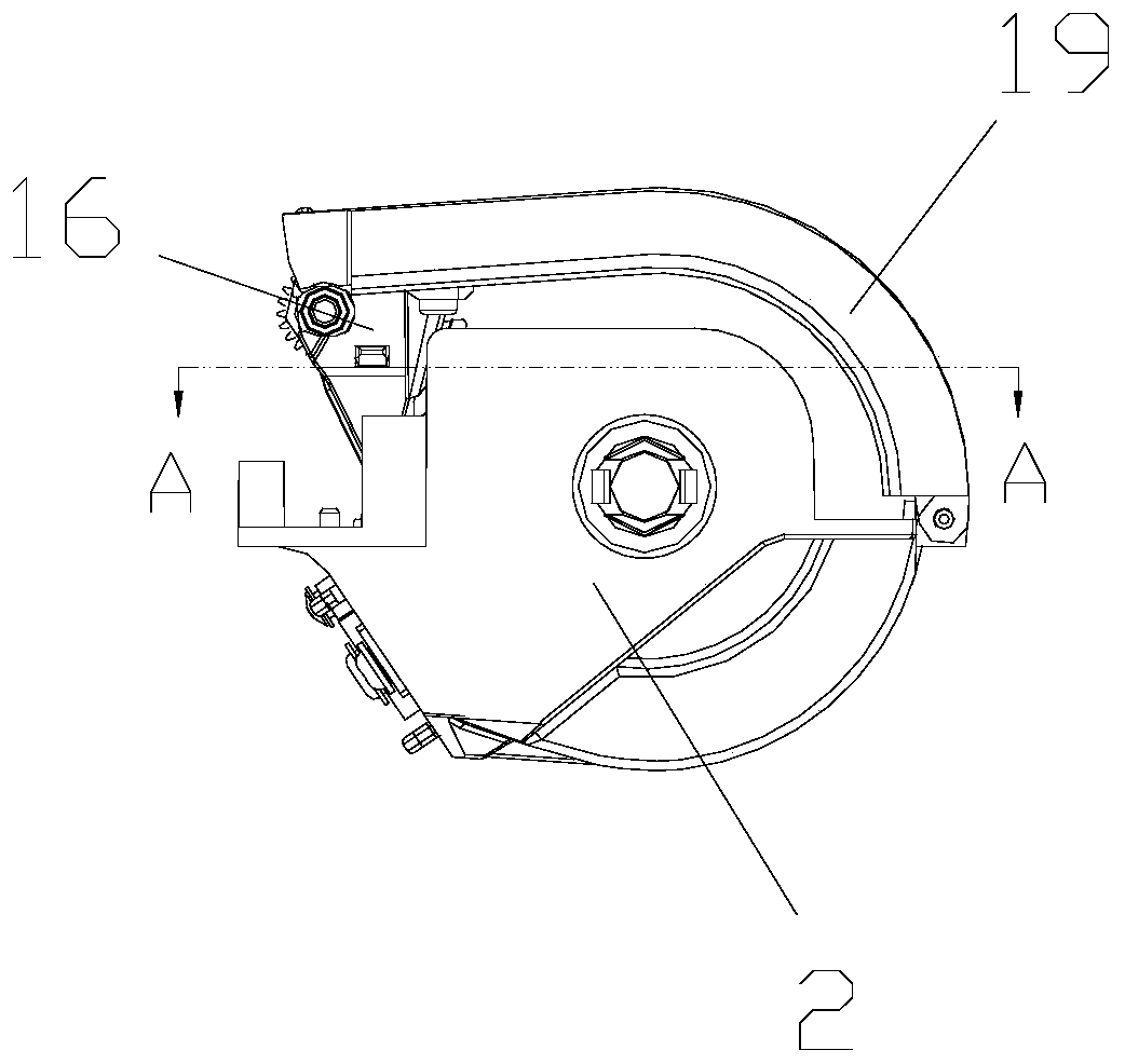 Portable barcode printer with limiting structure