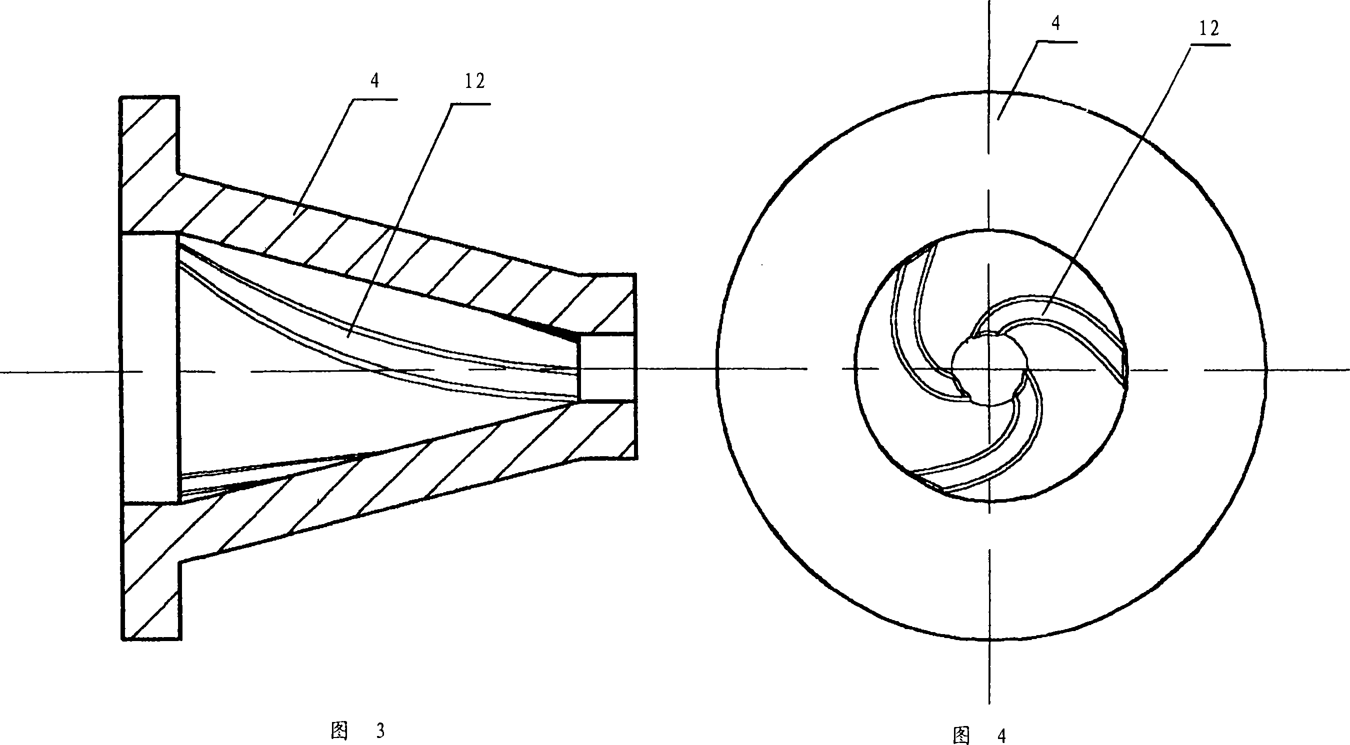 Ore slurry rotational flow floatation method rotational flow flotation column and flotation unit used thereof