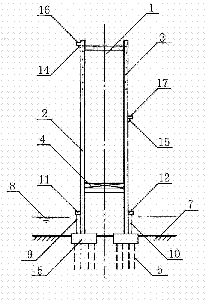 Device and method for testing gradient and oscillation of cable-stayed bridge tower