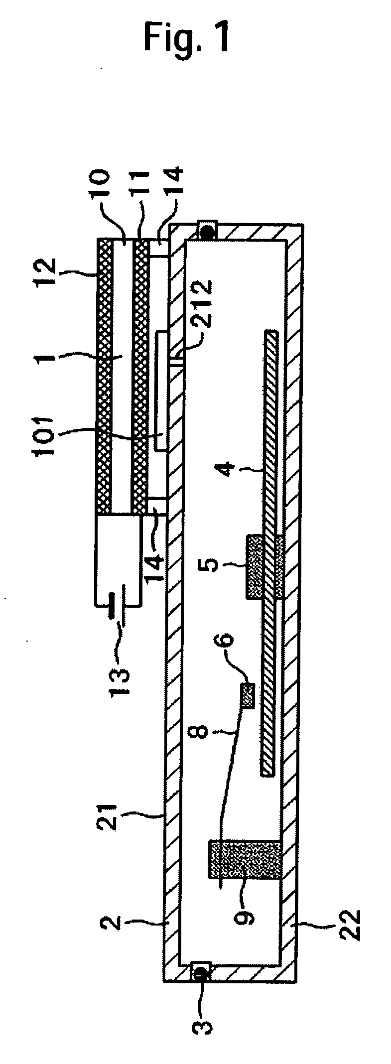Hard disk drive with humidity control using membrane electrode assembly
