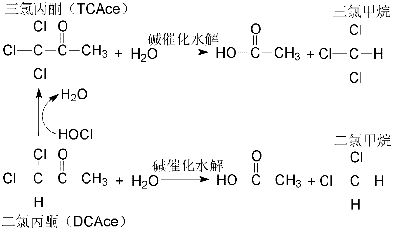 Method for accurately quantifying 1,1-dichloroacetone and 1,1,1-trichloroacetone in water