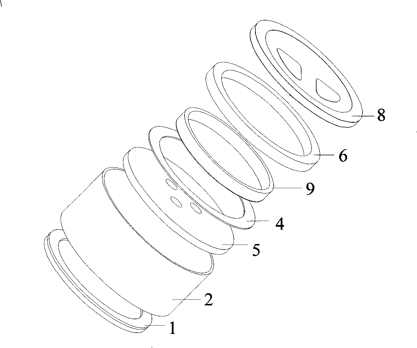 Combined polarization plate used for microphone and manufacturing method thereof