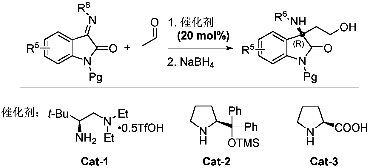Chiral acyclic secondary amine-tertiary amine catalyst derived from amino acid and preparation method and application thereof