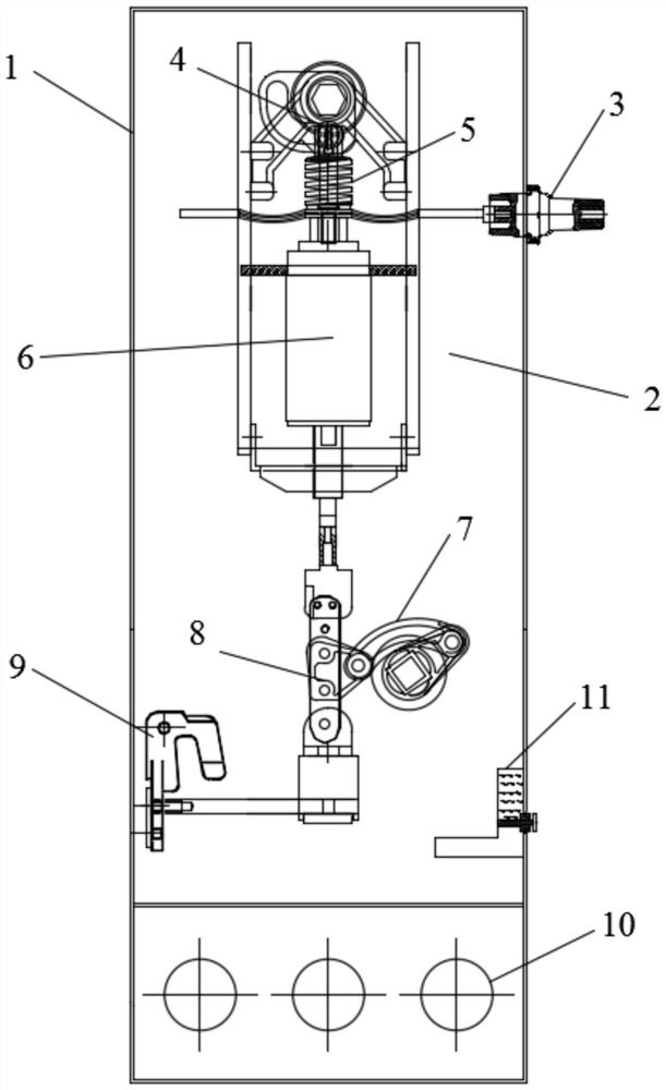 A ternary gas-insulated switchgear with smell sensing function