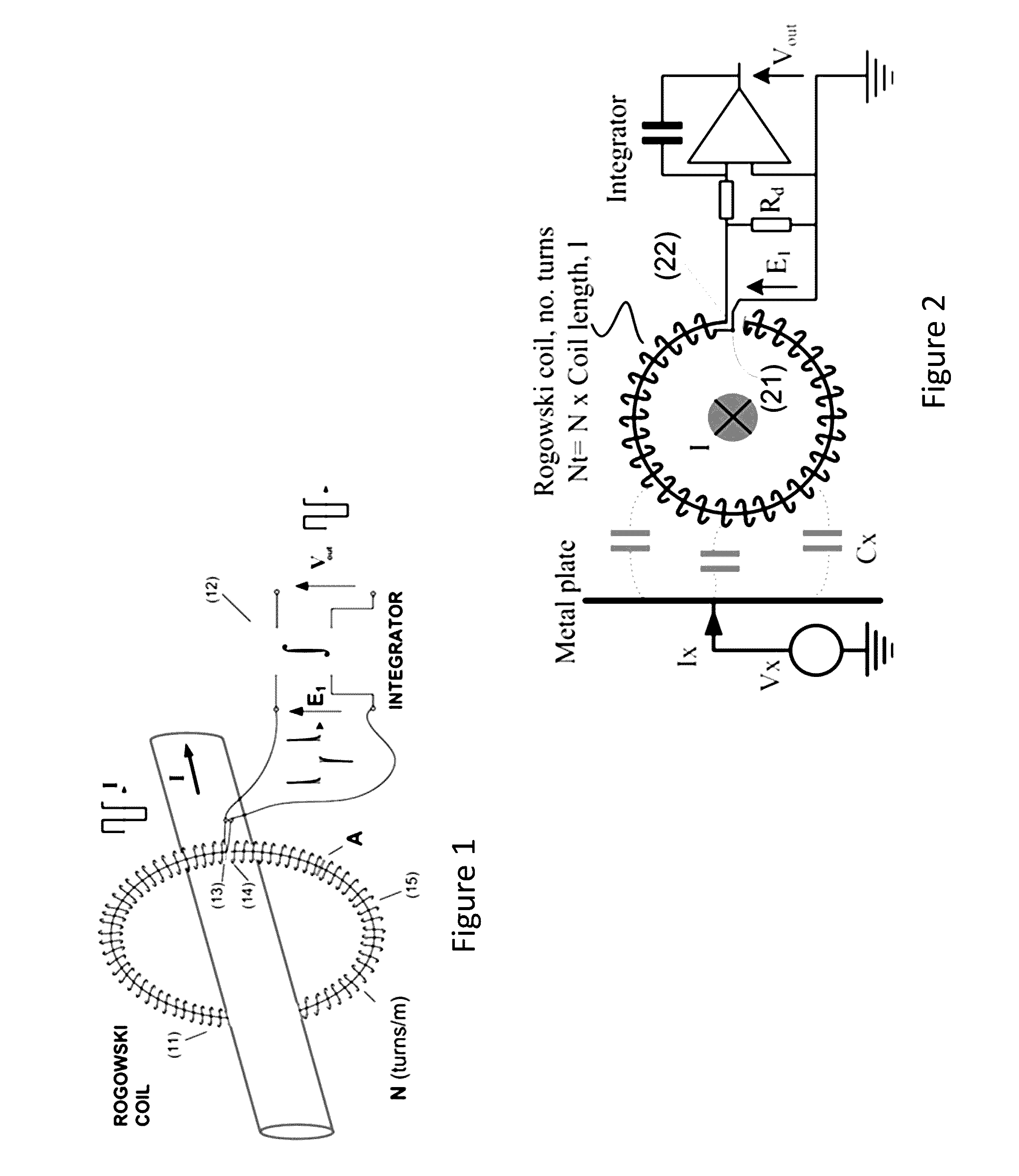 High bandwidth rogowski transducer with screened coil