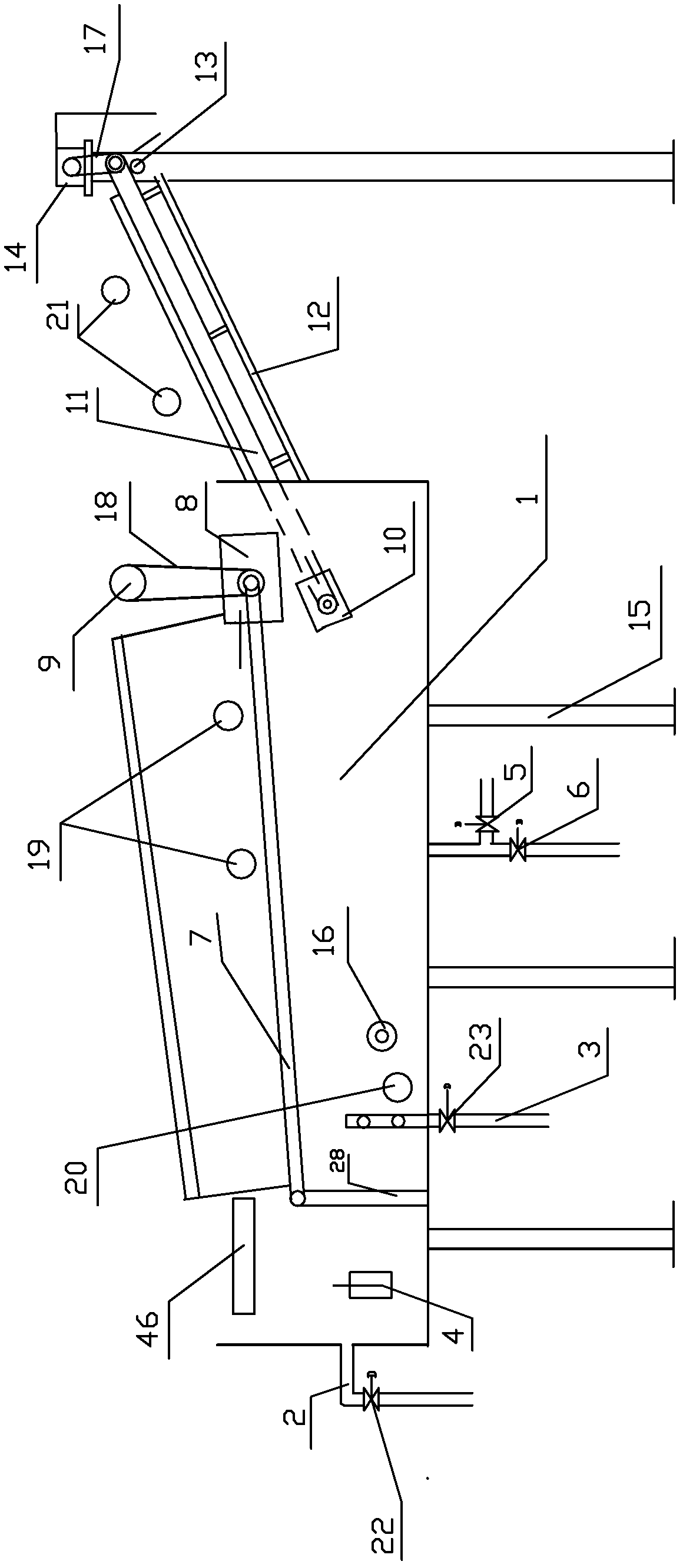 Steeping charging machine for cigarette blade charging