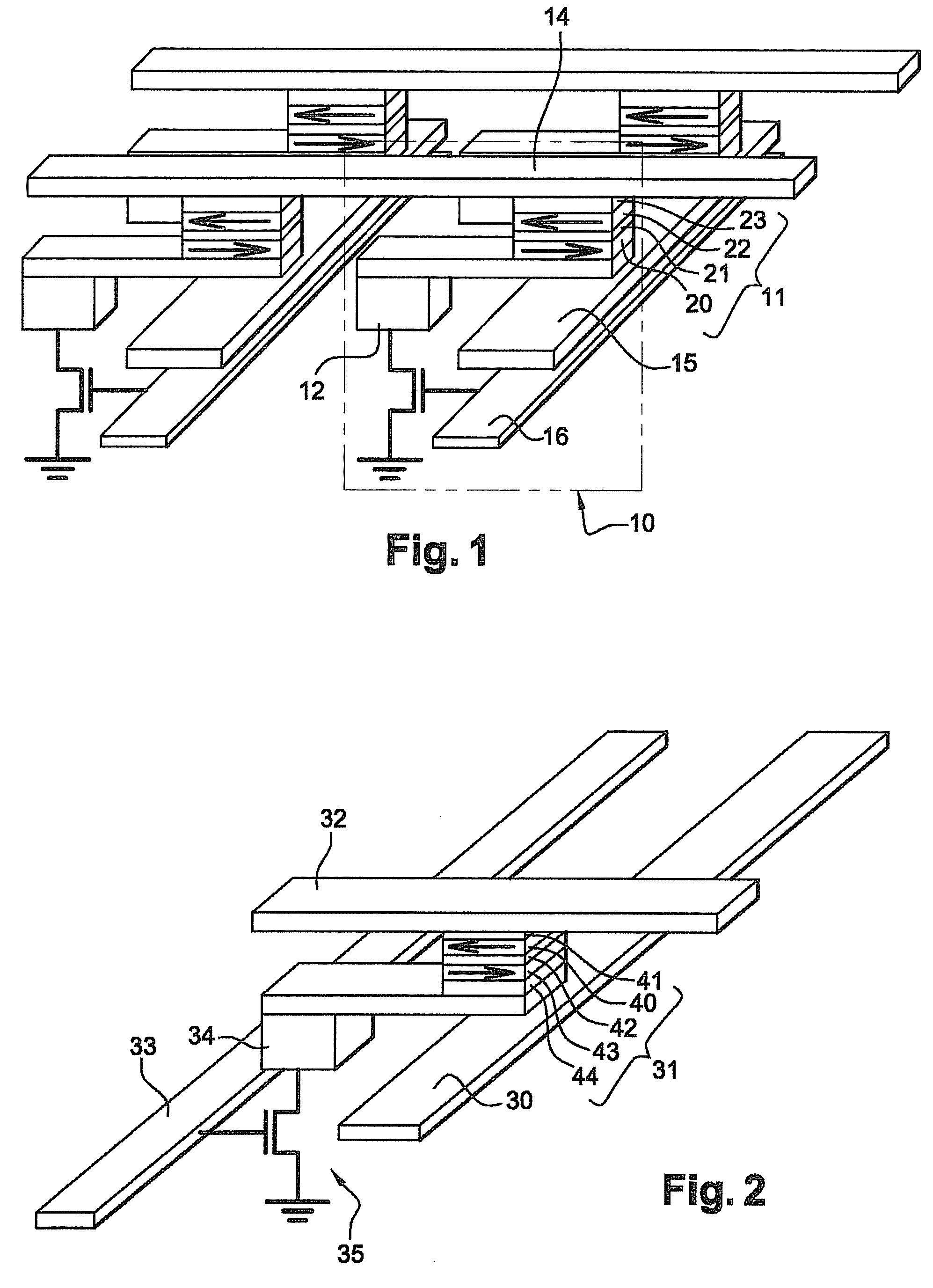 Magnetic element with thermally-assisted writing
