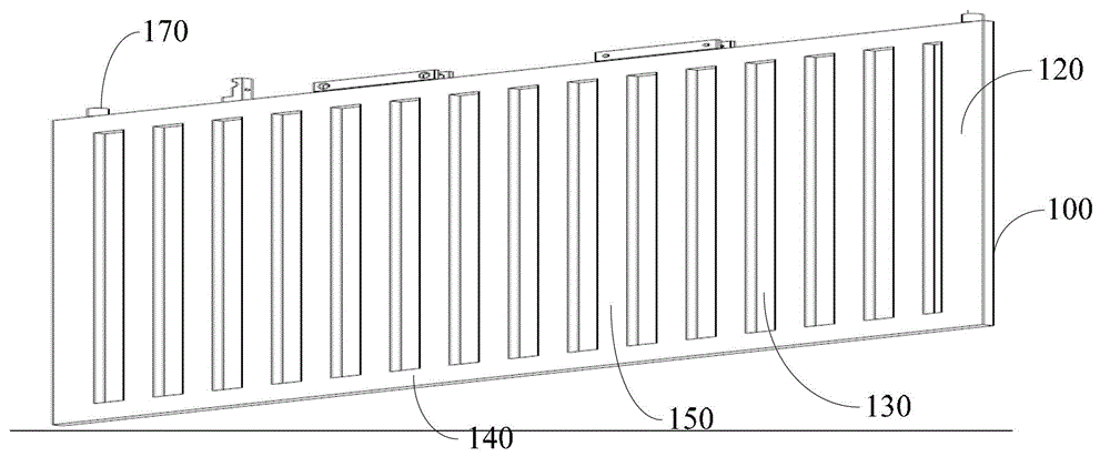 Plate electrode for plasma cleaning, electrode assembly and device