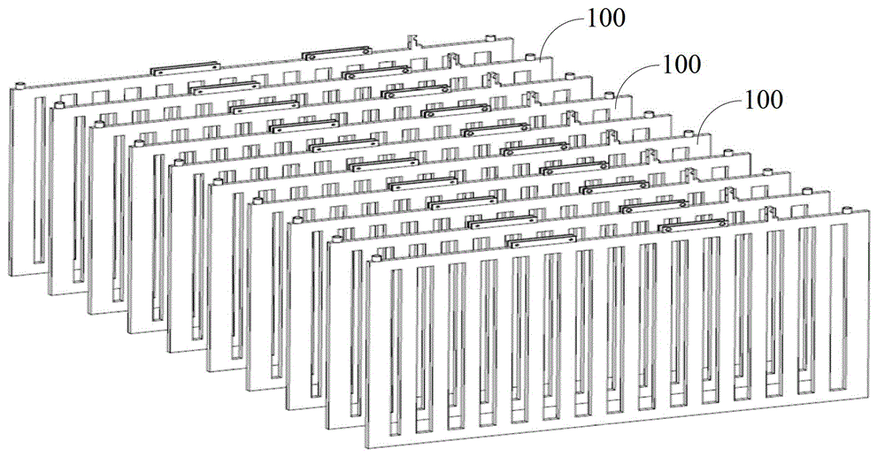 Plate electrode for plasma cleaning, electrode assembly and device