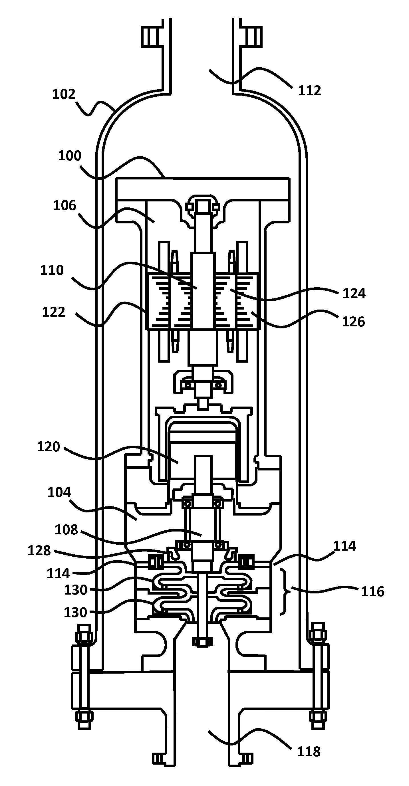 Multistage liquefied gas expander with variable geometry hydraulic stages
