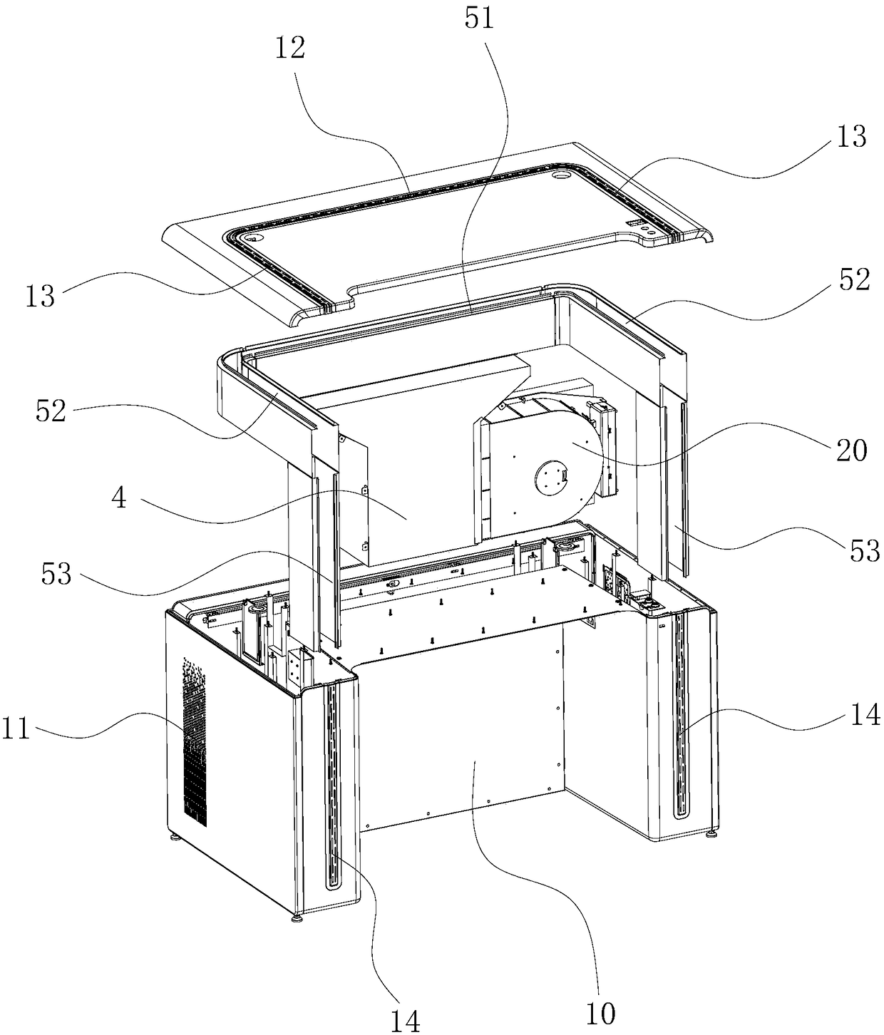 Air curtain system and isolating protective device
