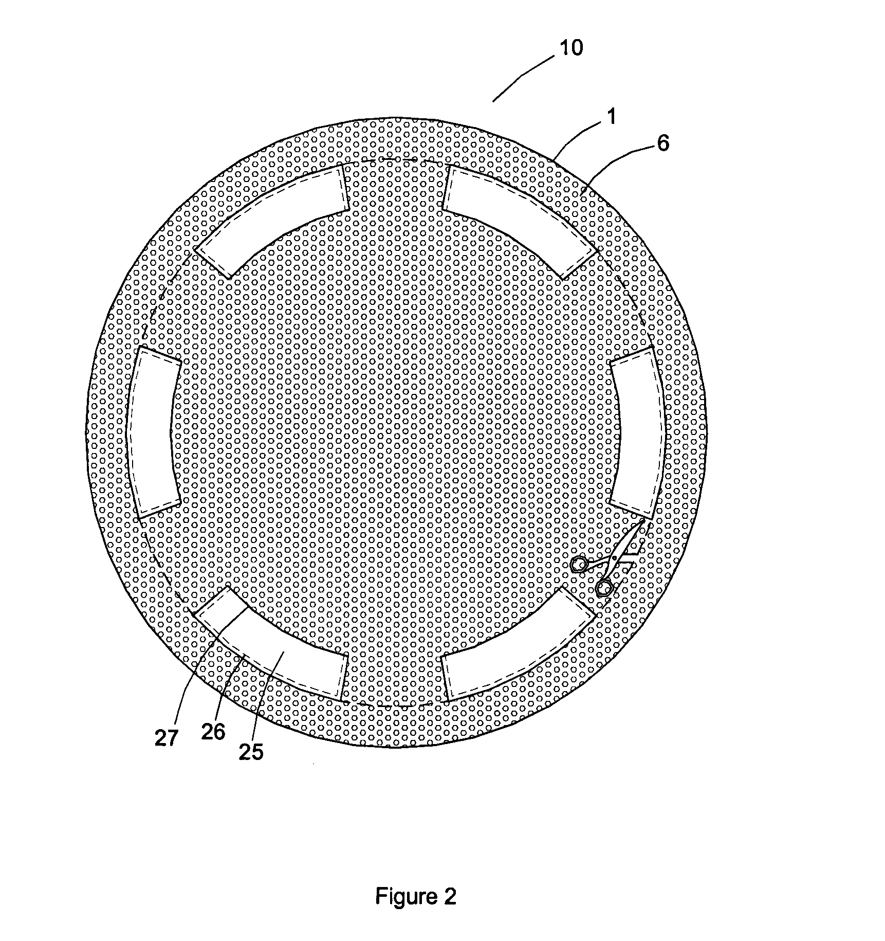 Abdominal wound dressing with application aid