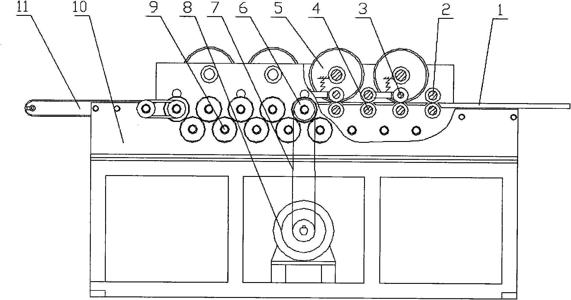 Automatic plane polishing device