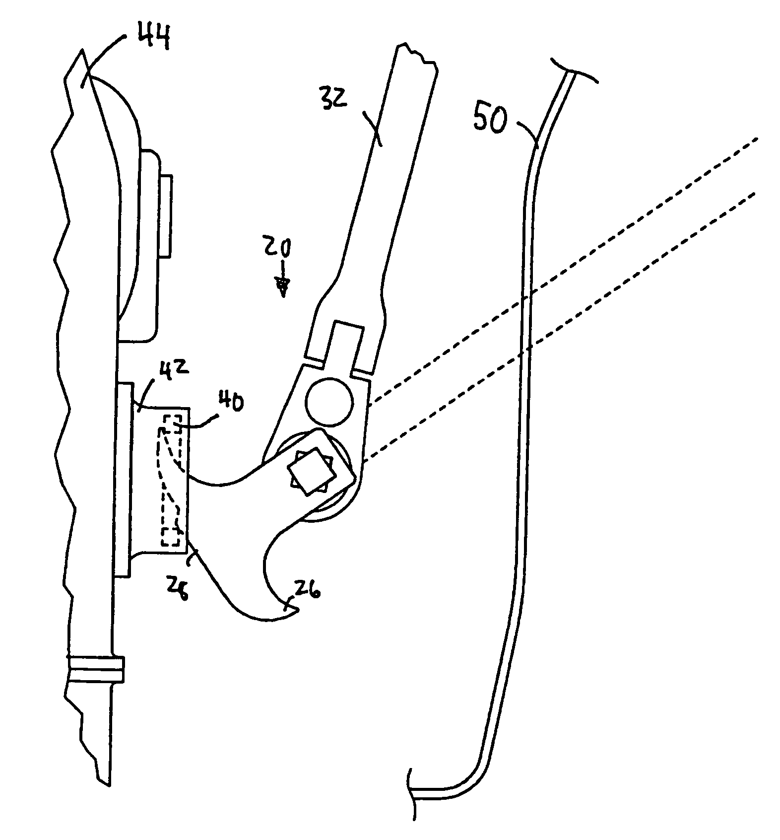 Prying tool with positionable handle