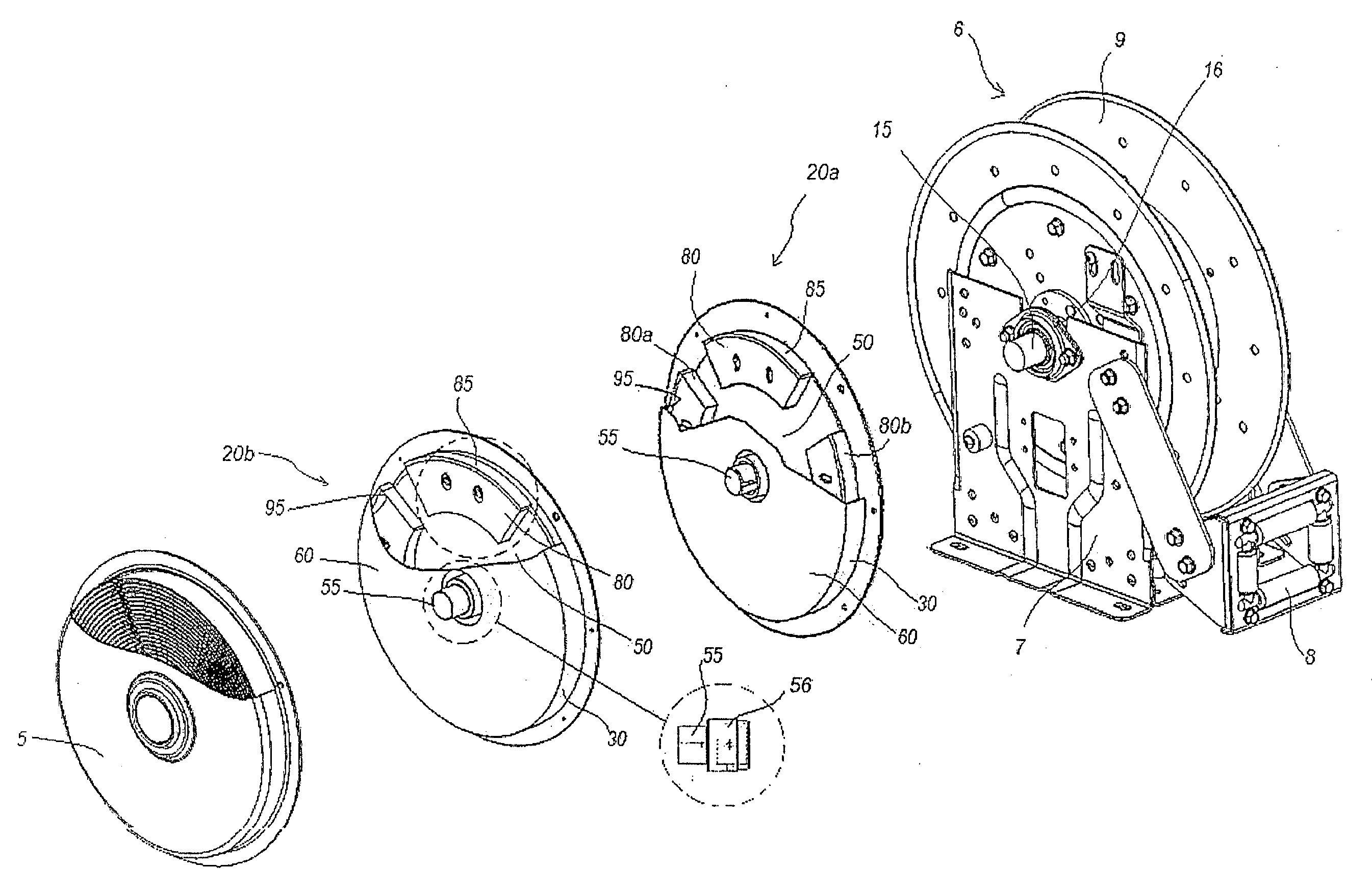 Hose Reel Rewind Speed Control