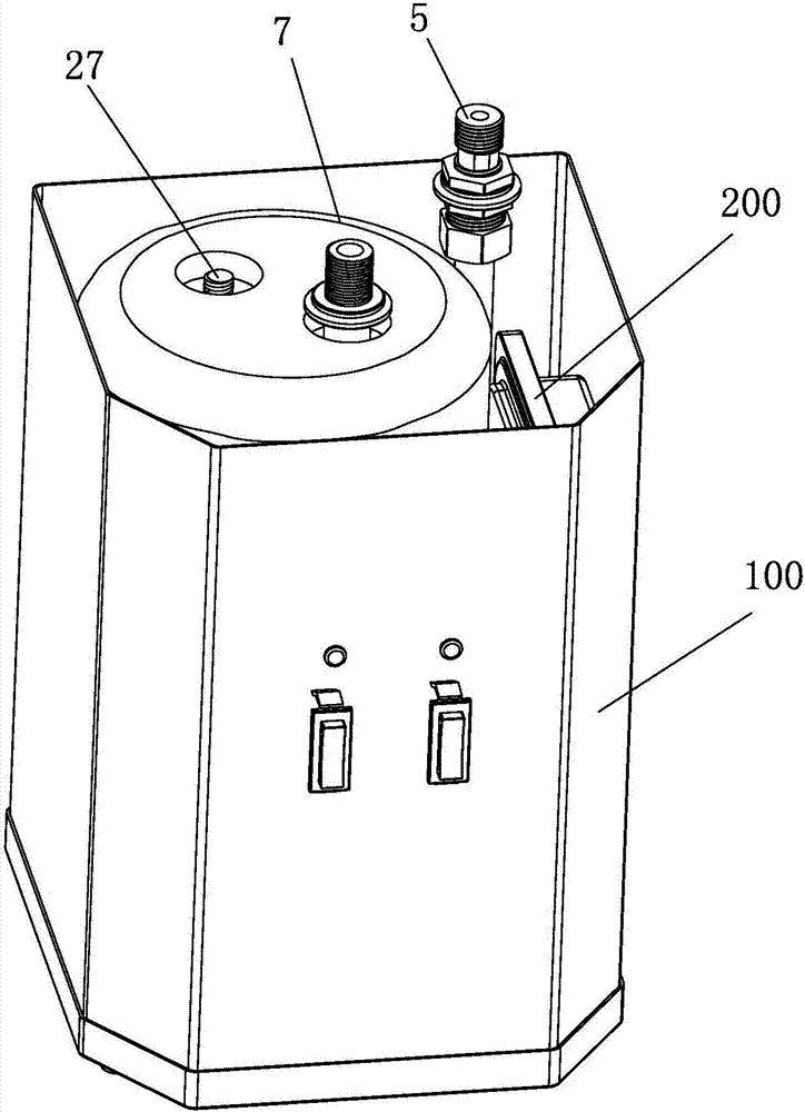 Water dispenser electric heating device