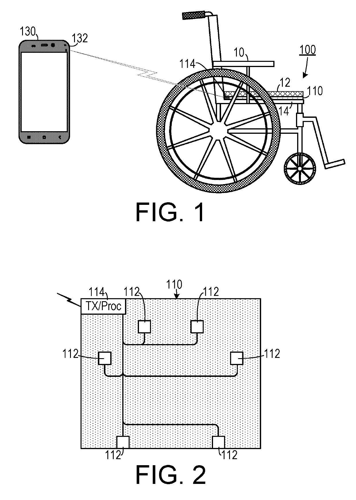 Wheelchair in-seat activity tracker