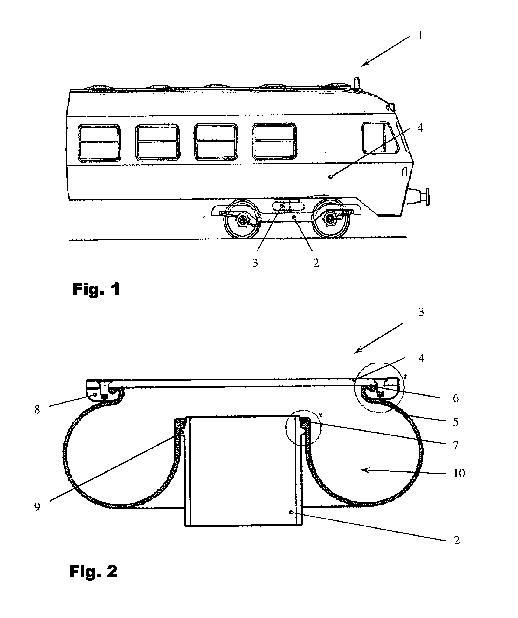 Pneumatic Spring Device for a Rail Vehicle
