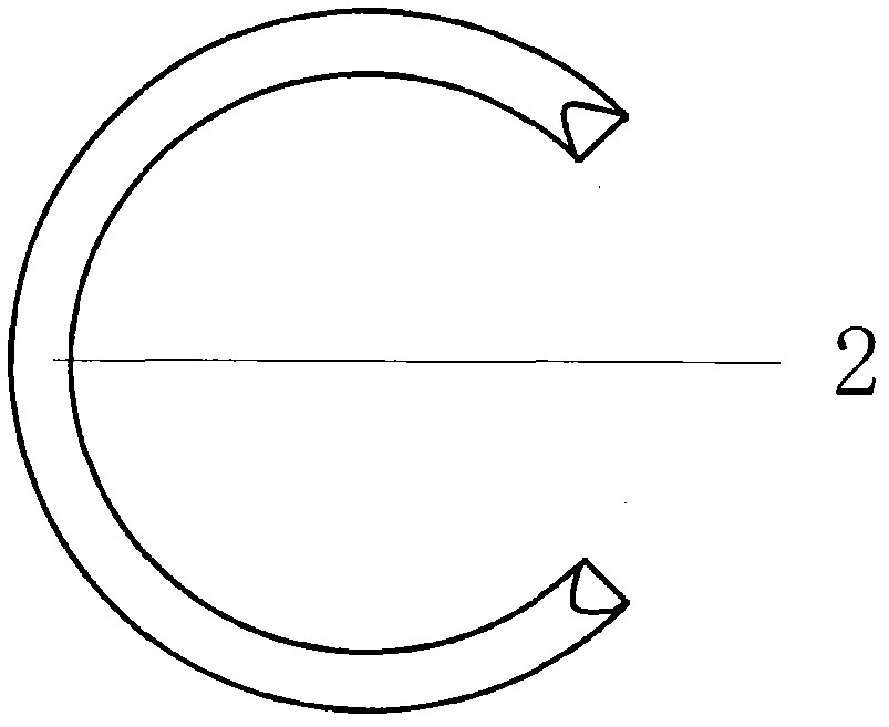 Process for preparing C-shaped support for vacuum glass