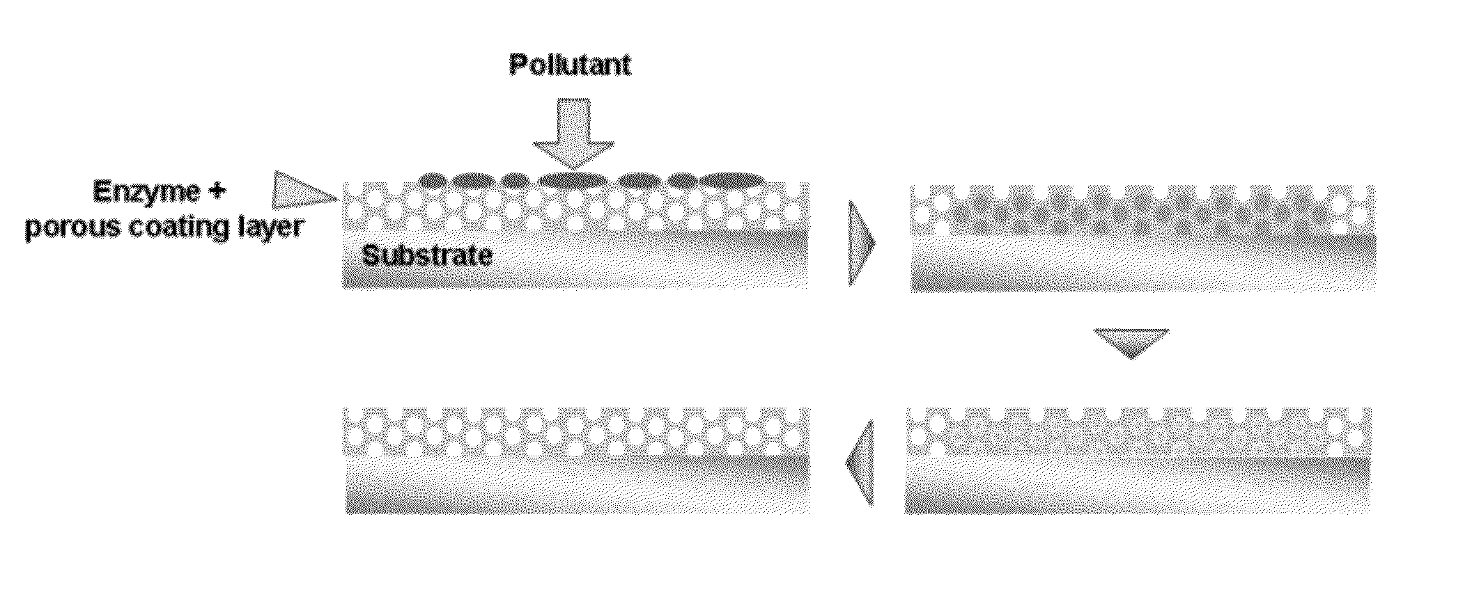 Porous structure for forming Anti-fingerprint coating, method of forming Anti-fingerprint coating, substrate comprising the Anti-finger-print coating formed by the method, and product comprising the substrate