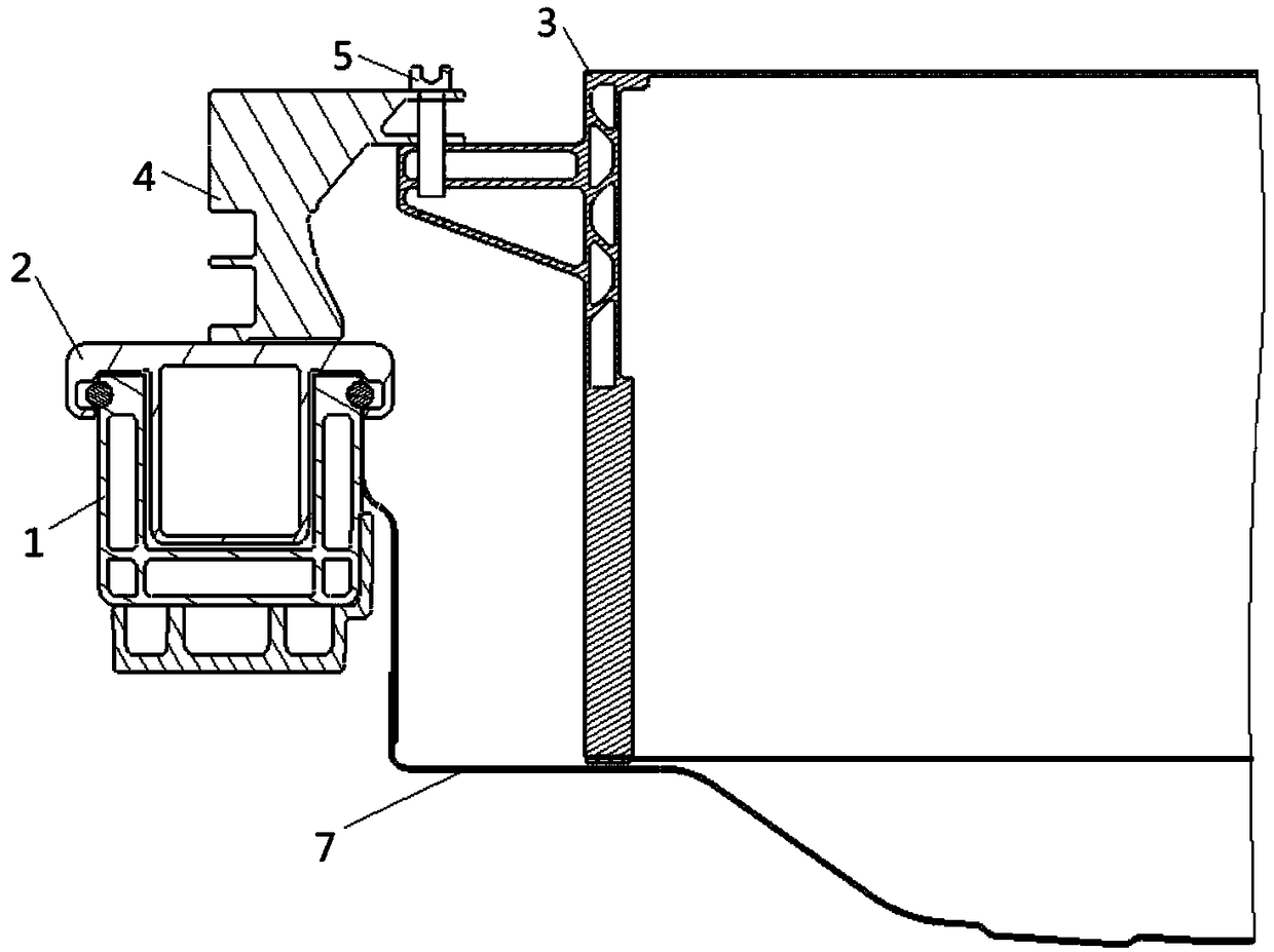 Secondary battery replacement assembly and replacement method for electric vehicle