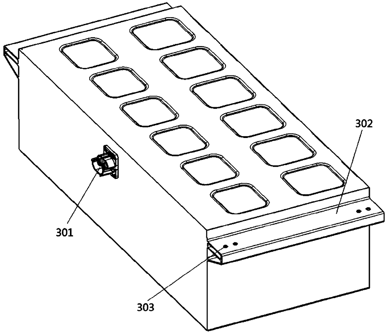 Secondary battery replacement assembly and replacement method for electric vehicle