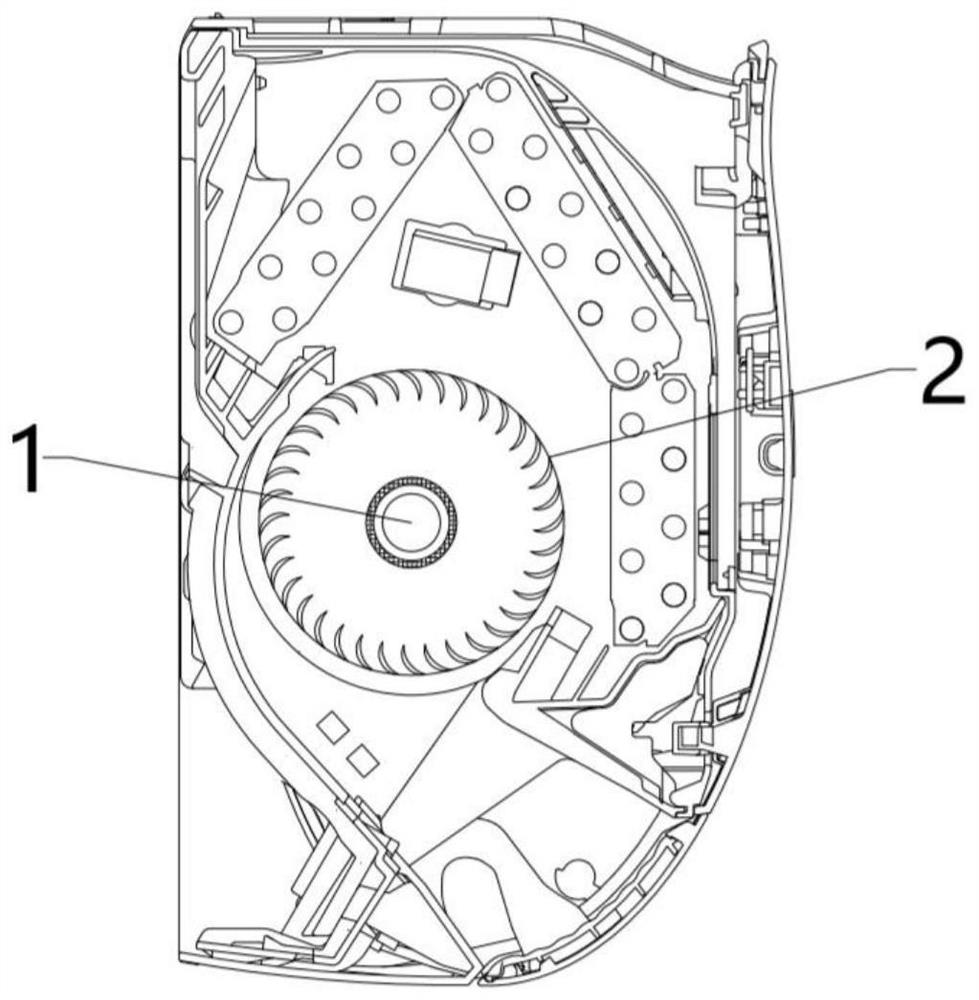 Cross-flow fan blade and air conditioner