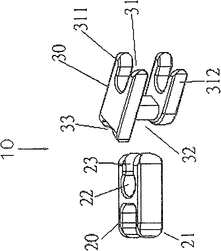 Opening device for vertebrae thorn