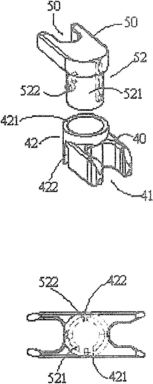 Opening device for vertebrae thorn