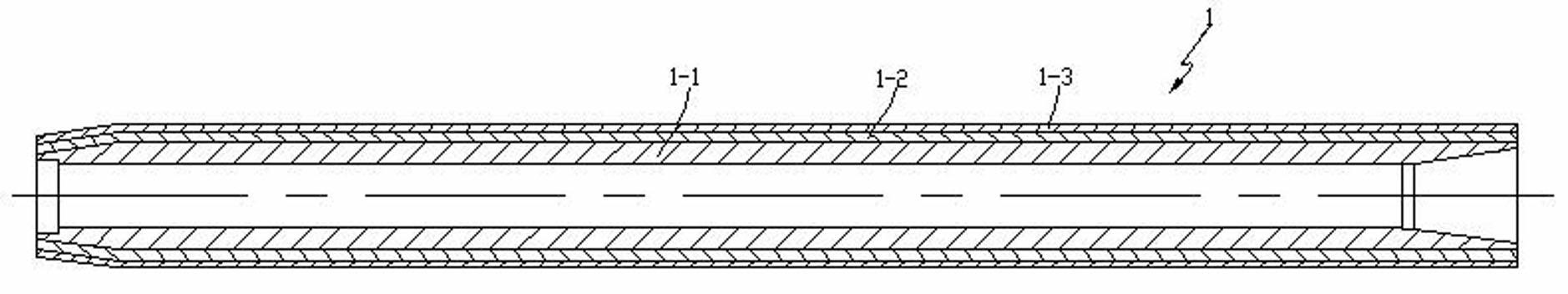 Limiting mandrel for mandrel pipe mill and manufacturing method thereof