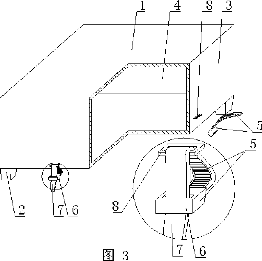 Hollow mold for filling cast-in-situ concrete