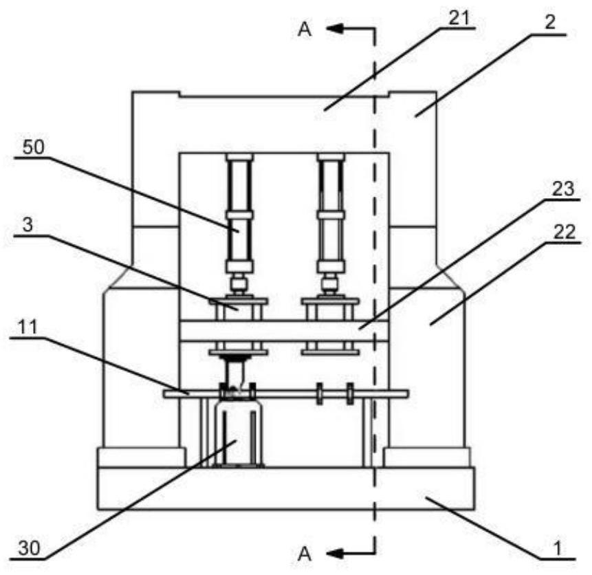 Rotary hinged device load test device