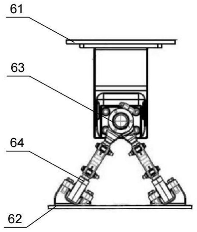 Rotary hinged device load test device