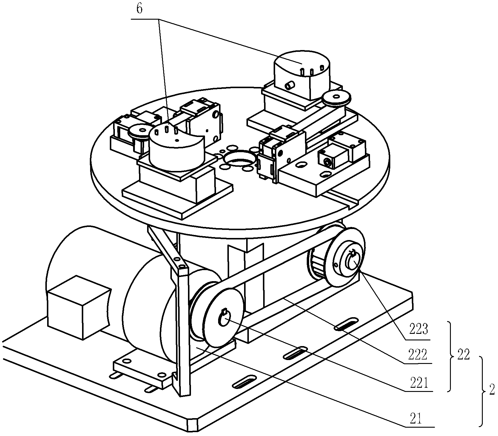 Reversible multi-station vacuum-suction bench