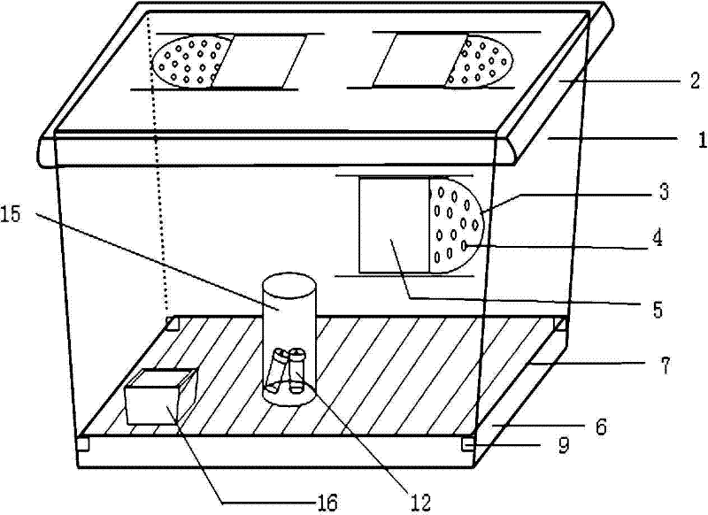 Method for breeding larva of lepidoptera insects indoor and device thereof