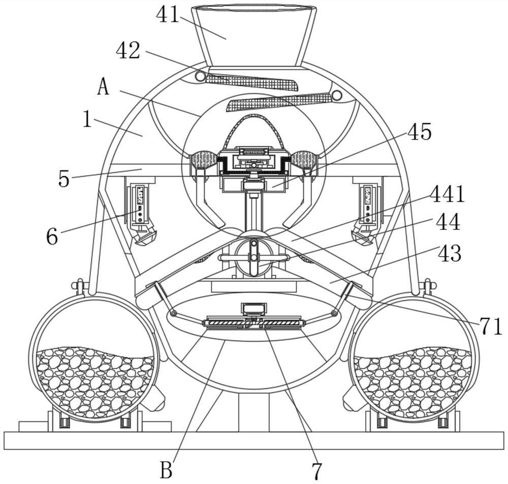 Granule counting machine