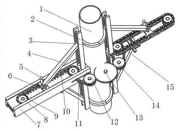 Chain-cylindrical lifting device