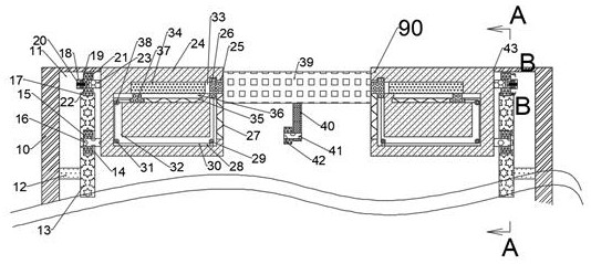 Overbridge auxiliary device with non-motor vehicle lifting function