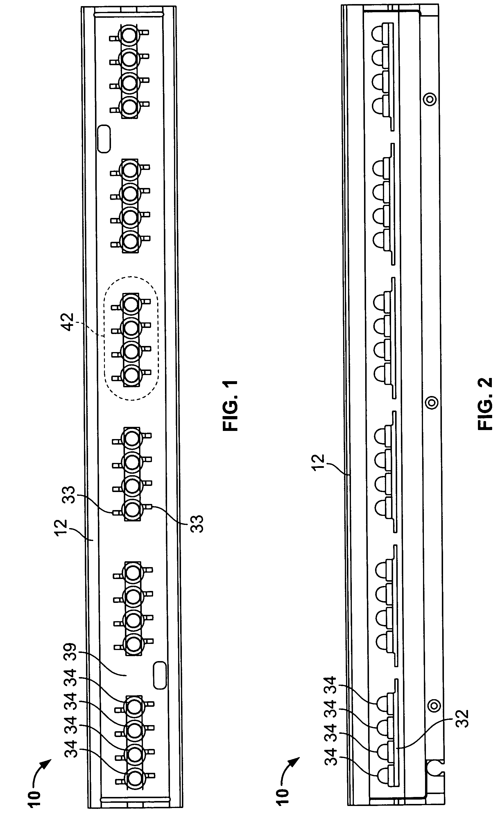 Light fixture for an LED-based aircraft lighting system