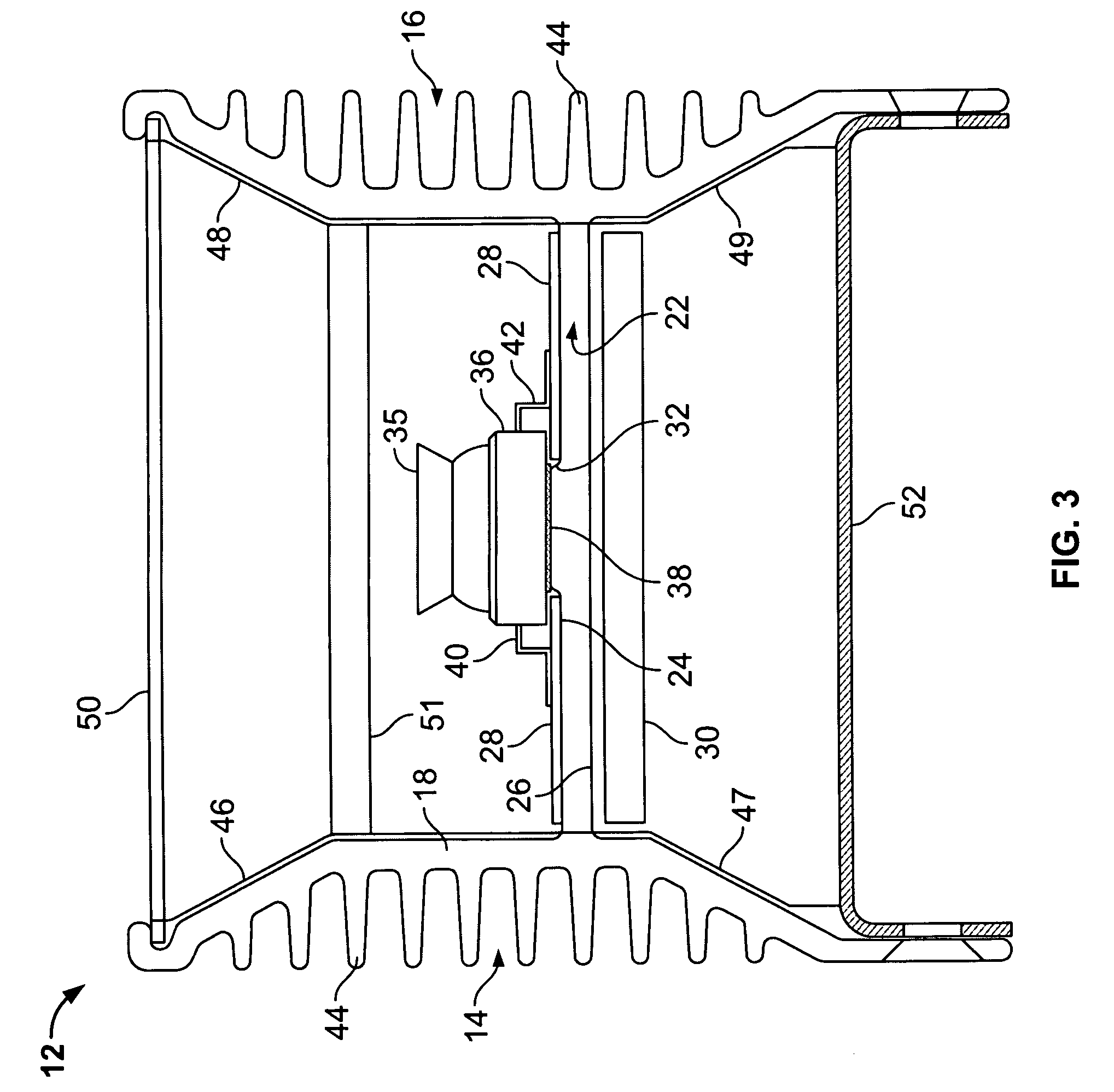 Light fixture for an LED-based aircraft lighting system