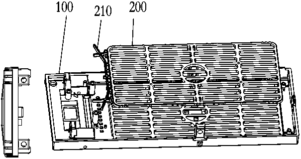 Combined power cover plate and preparation method thereof