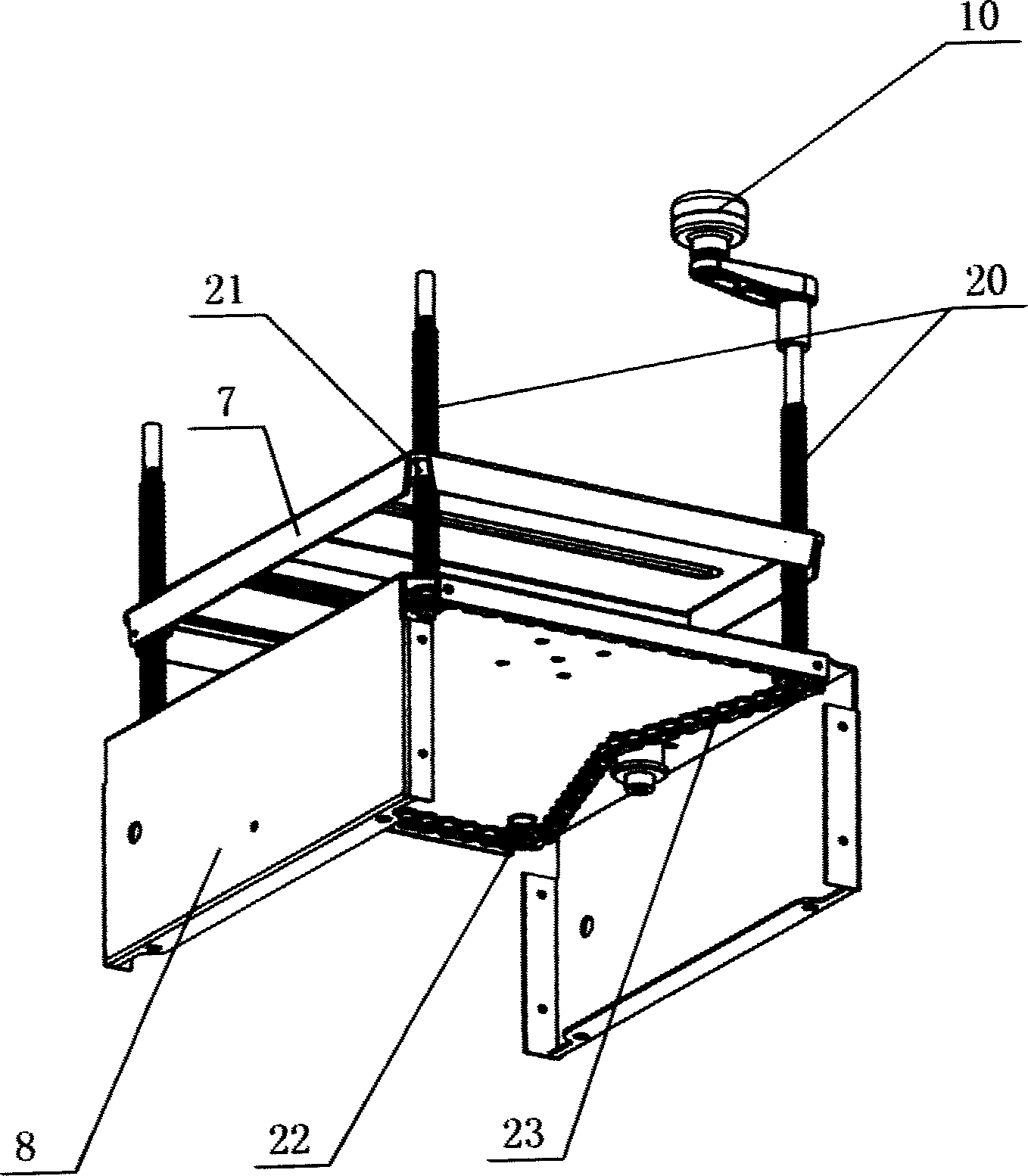 Combined wood planing machine
