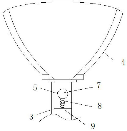 Lung training device for respiratory medicine patient