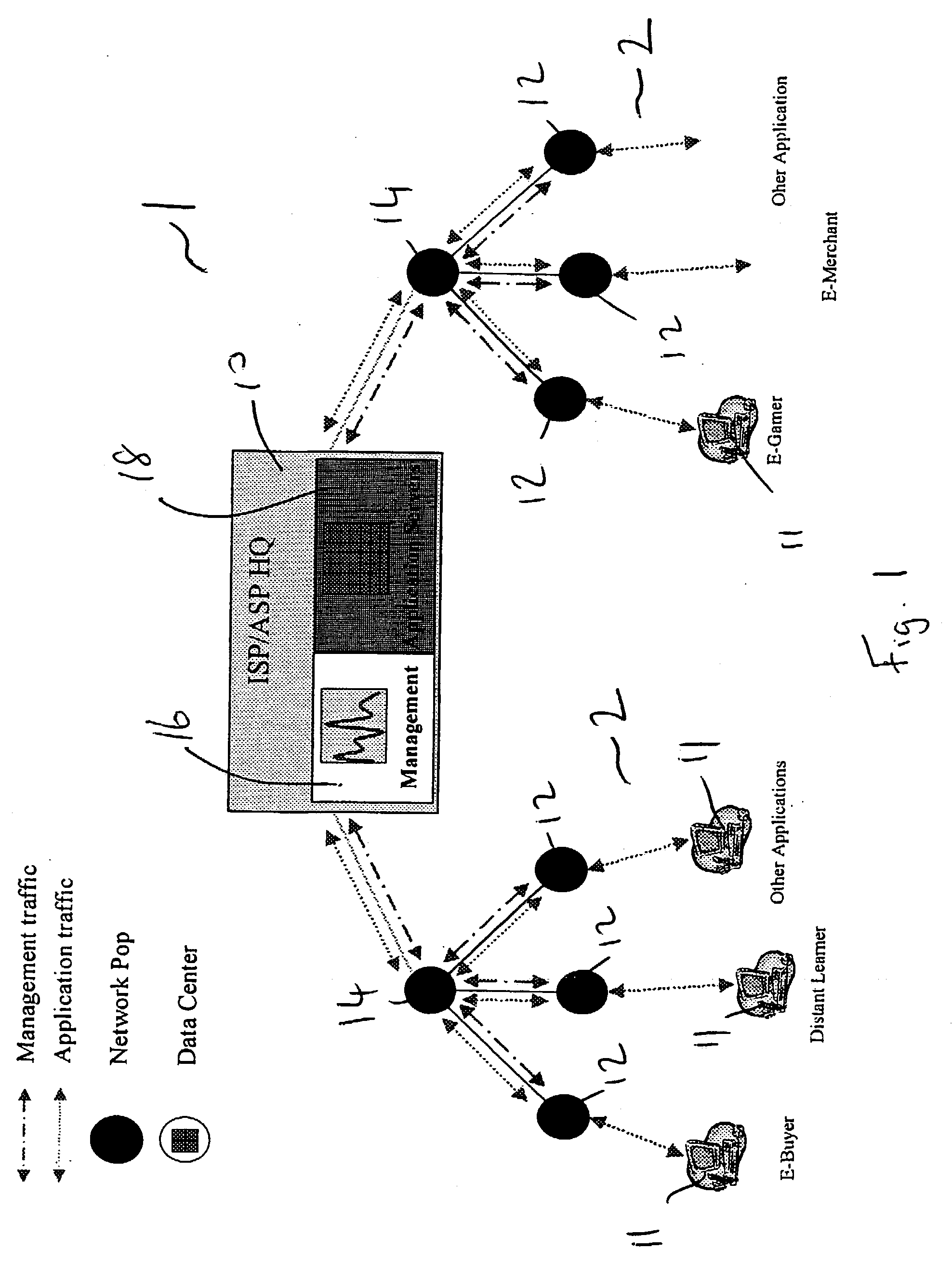 Server module and a distributed server-based internet access scheme and method of operating the same