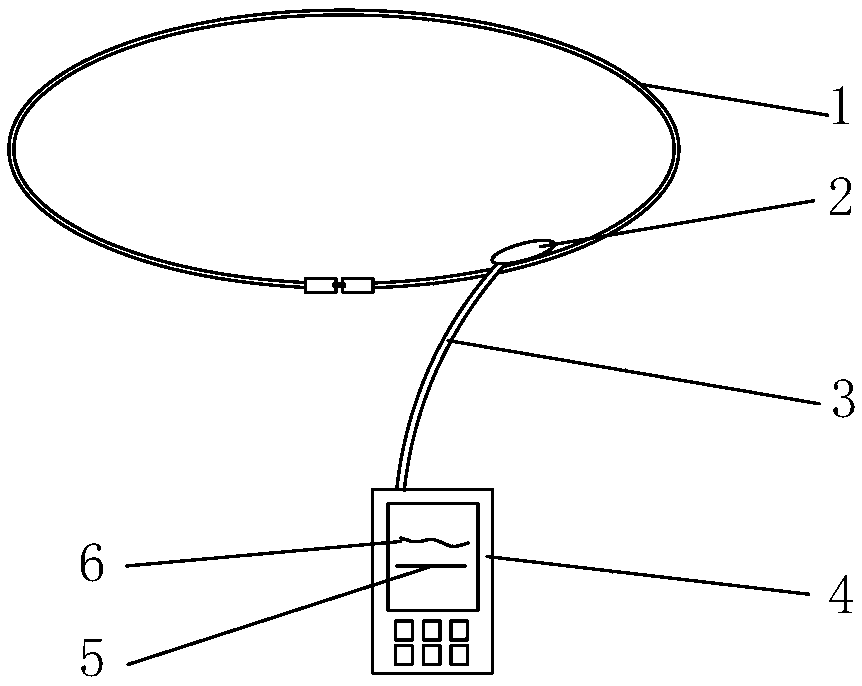 Instrument for singing abdominal breathing training and implementation method thereof