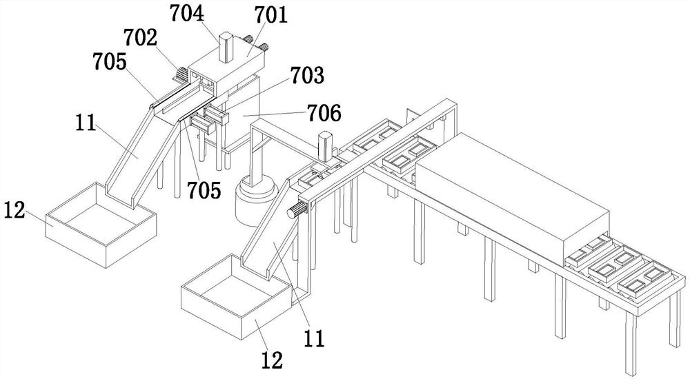 A mobile phone plate steel sheet degumming recycling line